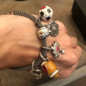 Brighton Mom Charm Bracelet with charms